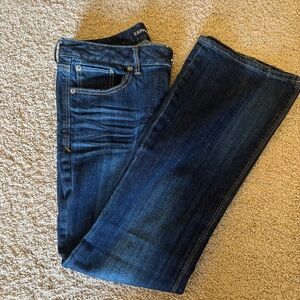 Express Women's Boot Cut Blue Jeans - Size 4S